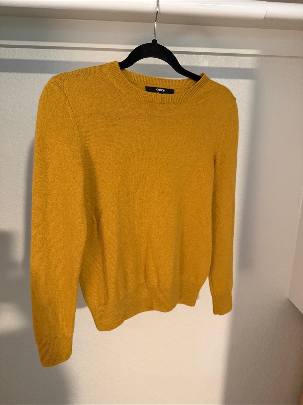 Quince Women's Golden Yellow Crewneck Sweater